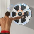 thumbnail image 6 of Music Boxing Machine for Adults multi Modes & Speeds,Bluetooth Music Punching Machine ,Electronic LED Boxing Training Equipment Wall Mounted,Home Indoor Workout Trainer Equipment White, 6 of 7