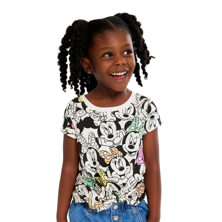 Bluey Toddler Girl Graphic Print Fashion T-Shirts, 4-Pack, Sizes 2T-5T