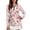Cherry Daisy, variant on Black Leopard Print Women's Dry-Fit Golf Polo Shirts Fashion Breathable Hiking Running Workout Tops Quarter Zip Athletic Tops for Tennis Hiking & Outdoor Sports