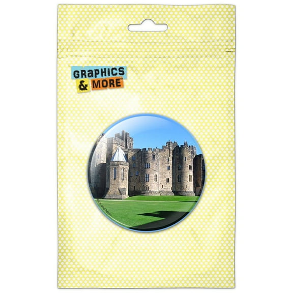 Alnwick Castle United Kingdom Pinback Button Pin Badge