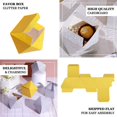 thumbnail image 4 of Efavormart 25 Pcs | Gold Glitter Wedding Favor Gift Boxes - 2"x3" Geometric Shape, 4 of 11