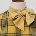 thumbnail image 4 of Njagoc3 Womens Long Sleeve Plaid Fit & Flare Dress, Vintage Casual Gown, Fall Party & Daily Wear, 4 of 5