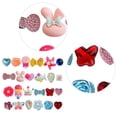 thumbnail image 3 of Guardurnaity 24 piezas de resina para niños anillo de dibujos animados reemplazo galvanizado decorativo ajustable disfraz fiesta anillos joyería Ropa, zapatos y accesorios Miscelánea, 3 of 6