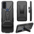thumbnail image 4 of Designed for Cricket Dream 5G Case / AT&T Radiant Max 5G Case / Cricket Innovate 5G Case with Holster Belt Clip Heavy Duty Shockproof Protective Phone Cover with Kickstand [Black], 4 of 6