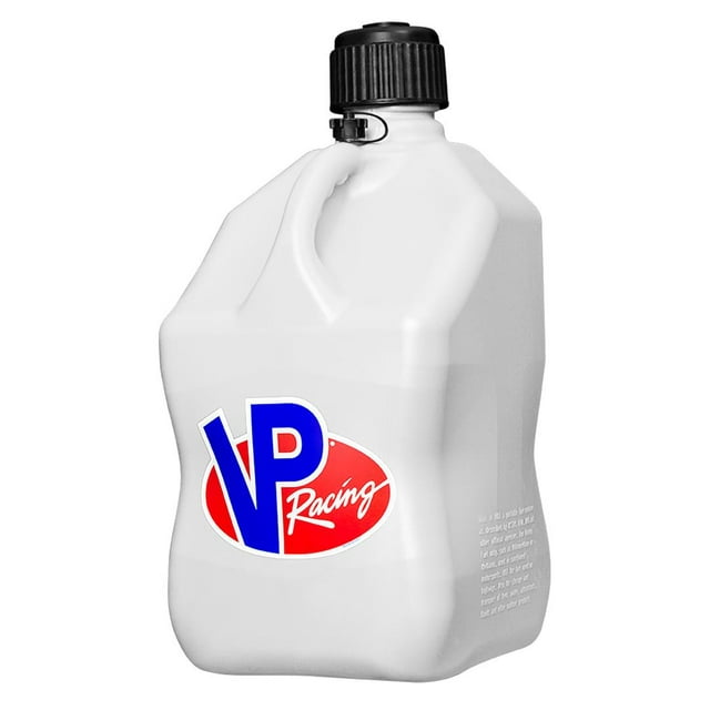 VP Racing Liquid Storage Container 3522-CA Motorsport; White; 5.5 Gallon; Free Standing; Polyethylene; Square Shape; Without Hose; Single