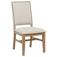 thumbnail image 3 of Middleton Upholstered Dining Side Chair Beige (Set of 2), 3 of 15