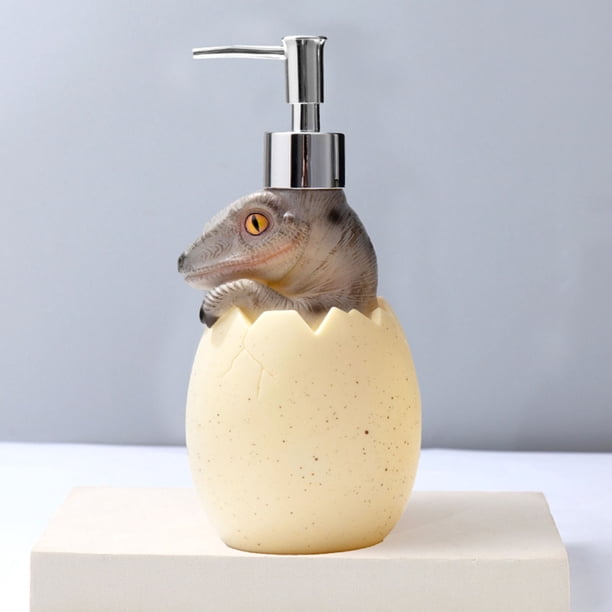 Dispensador de jabón dinosaurio - Champú tipo prensa y botella de loción para baño y ducha, bomba de ABS de plástico blando