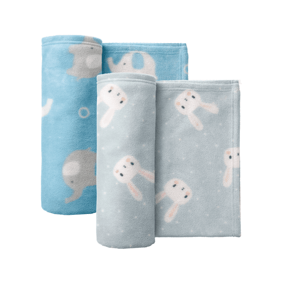 Set Cobertor Ligero Bunny & Elephant