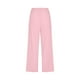 thumbnail image 5 of Pantalones capri de lino de cintura alta para mujer de Umfun, pantalones de talla grande, pantalones deportivos de control de abdomen, rosa M, 5 of 5