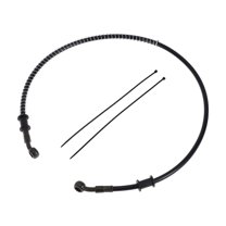 80cm Motorcycle Brake Clutch Oil Hose Line Cable Ties Motorcycle Hydraulic Brake Line for Motorcycles Dirt bikes ATV Black