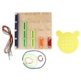 thumbnail image 1 of Herramienta de Enseñanza de Matemáticas de Geometría Geométrica de para Juguetes Preescolares para CUTICAT Juguete de geoboard de madera para niños, 1 of 8