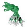thumbnail image 2 of 10x Cordón para identificación, llaves, teléfono, correa para el cuello, plástico, estilo mosquetón, color verde, 2 of 9