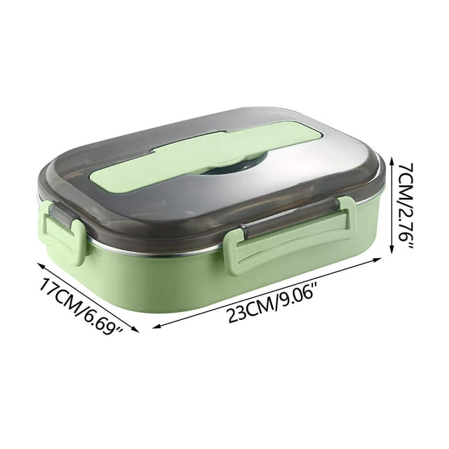 Rbaofujie Lunch Box 304 Stainless Steel Compartment Lunch Box Thickened Insulation Heating Fast Food Box Students Work Travellers Lunch Box Bento Box Lunch Box