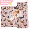 thumbnail image 4 of Dogs with Pioneer Flower Toddler Nap Mats for Kids Preschool,Sleeping Mat Bag or Kids,Toddler Sleeping Bag,Toddler Nap Mat or Daycare, 4 of 6