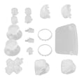 thumbnail image 2 of Dewin Ensemble de Boutons de Remplacement pour Manette PS5 L2 R2 Kit de Réparation Complet Blanc Transparent, 2 of 14