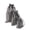 Gray, variant on 10pcs/Packs Useful Wedding Favor Christmas Hessian Burlap Jute Gift Bags Drawstring Pouch Home