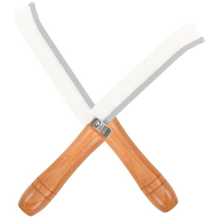 OATIPHO  Wooden Handle Multifunctional Cleaning Brush for Small Spaces