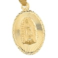 thumbnail image 2 of Medalla Oval Virgen De Guadalupe Med Oro 10 K Joyería M De Leon Medalla Oval Virgen De Guadalupe, 2 of 3