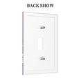 thumbnail image 2 of Fotbe Astronaut Runs Forward Print Duplex Receptacle Wall Plate, 1-Gang 5.0" x3.0" Wall Outlet Covers, Dual Outlet Faceplates Covers, Color-matched Screws Included-Style T, 2 of 6