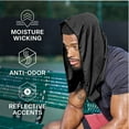 thumbnail image 4 of Cold Factor Instant Cooling Hoodie - Black, One Size – Lightweight, UPF 50+ Sun Protection, Sweat-Wicking for Running, Hiking & Outdoor Sports, 4 of 8