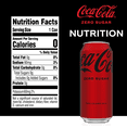 CocaCola Zero Sugar Soda Pop, 16 fl oz Can