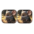 thumbnail image 7 of Balery 2 Piece Cute Big-Eared Mouse Car Windshield Sun Shade|Foldable Front Windshield Shade for Car Front Window for Most Sedans SUV Truck-Large, 7 of 7