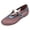 Gray, variant on Mesh Ballet Flat Sandals for Women Adjustable Buckle Strap Comfortable Casual Slip on Fishnet Mary Jane Driving Beach Shoes Blue Size 8
