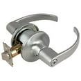 thumbnail image 1 of Design House 702001 C-Series 2-Way Latch Privacy Door Handle, Adjustable Backset, Satin Chrome Finish, 1 of 1