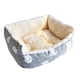 thumbnail image 4 of Cama para gatos cálida de invierno, antideslizante, acogedora, fija en la jaula, muebles para mascotas, autocalentable. Gris, 4 of 9