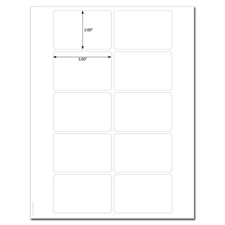 3X5 Label Template 3X5 Label Template