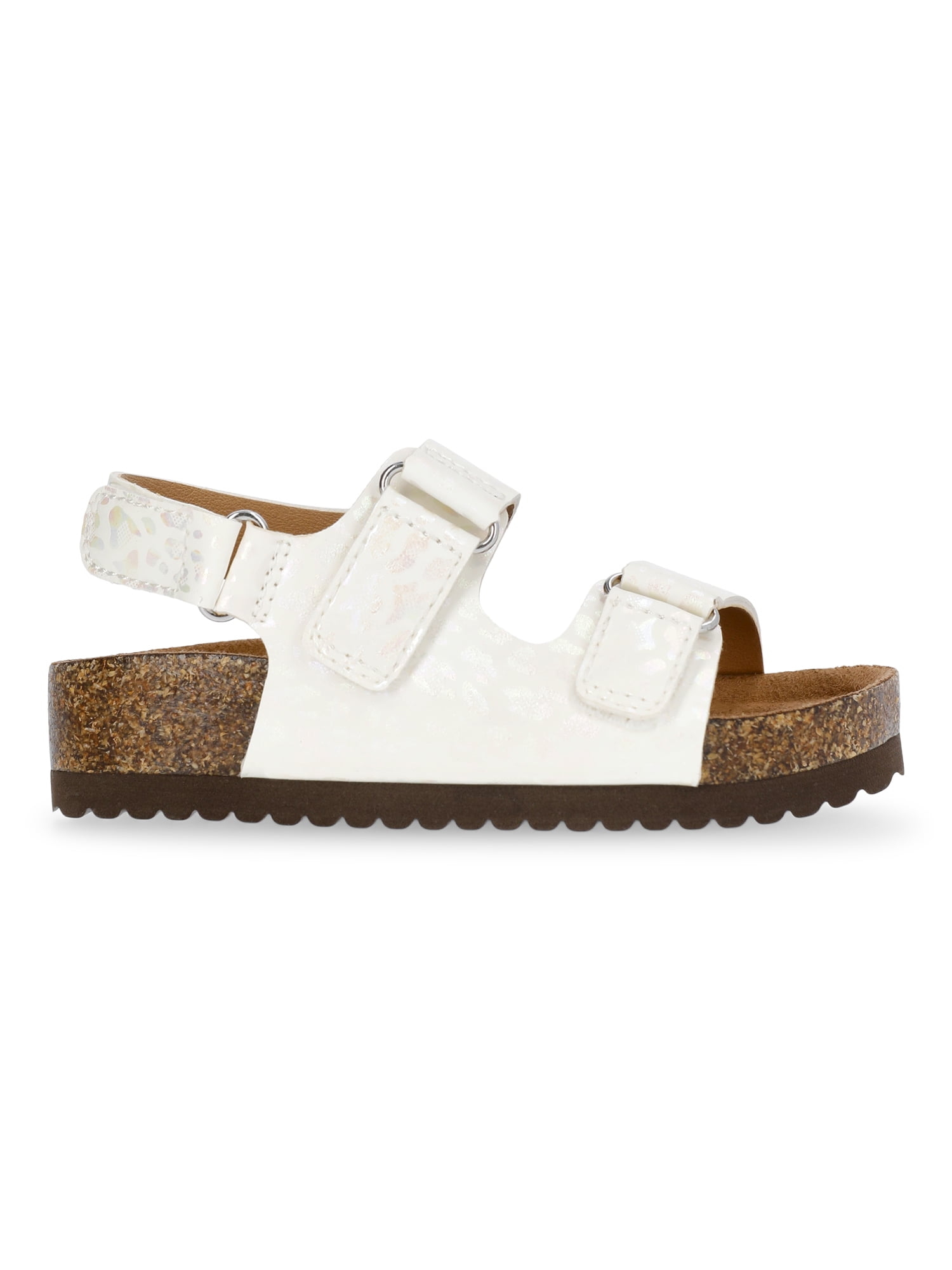 Wonder Nation Toddler Girls Footbed Sandals