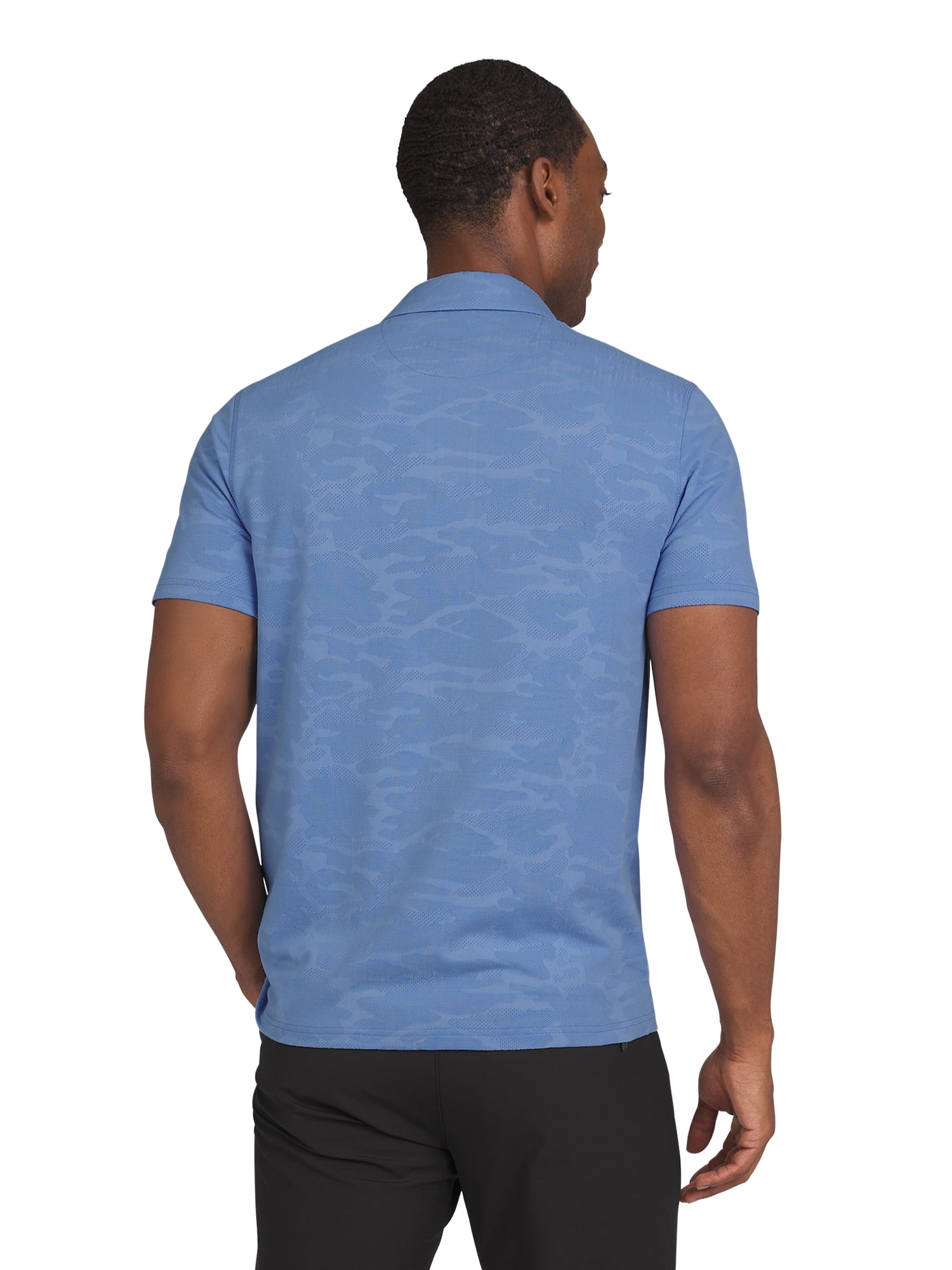 Chaps Golf Men's and Big Men's Classic Fit Short Sleeve Camo Stretch Polo Shirt