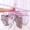 Pink, variant on Hvxrjkn Sock Drying Rack 24 Clips Plastic Laundry Clothes Hanger Rotatable Hanger Dryer Foldable Portable for Socks Underwear Baby Clothes