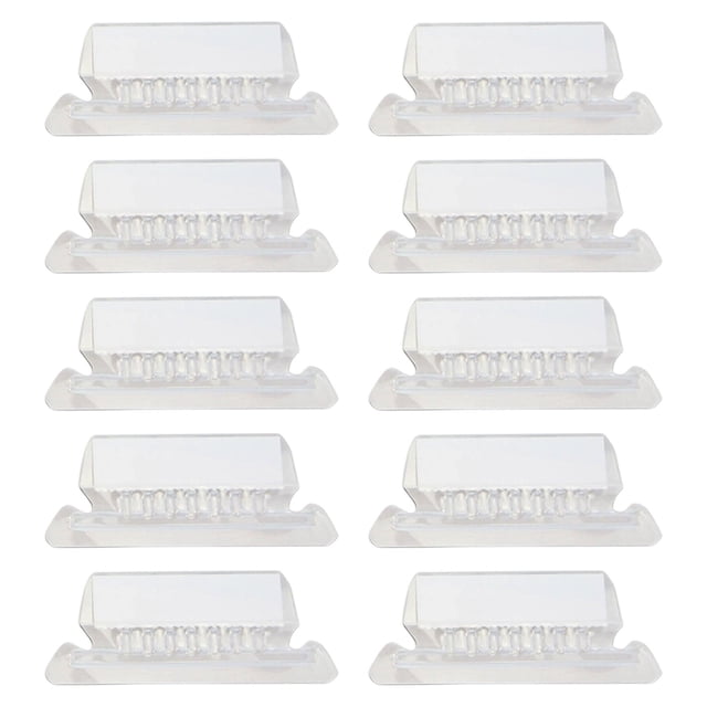 File Folder Tabs, Hanging File Folder Labels, Plastic Hanging Folder Tabs – 10 Sets Tabs And Inserts for Hanging Files Folders, Clear Hanging File Tabs for File Folders(White)