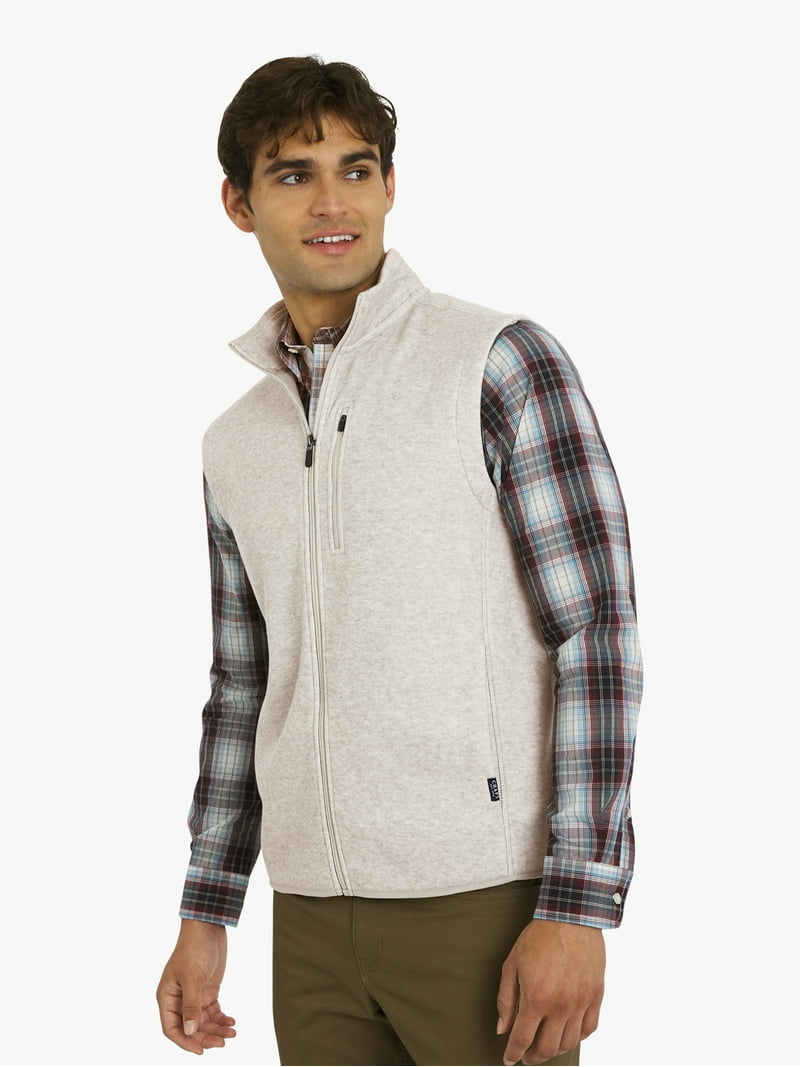 Chaps Men's & Big Men's Norwell Sweater Fleece Vest, Sizes S-3XL