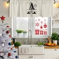 thumbnail image 5 of Letter A Curtain Valances for Windows, Kitchen Valance Window Treatments Panel 2 Pack, Monogram Words Rod Pocket Short Curtains for Bathroom Bedroom 60 x 18 Inch, 5 of 8