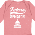thumbnail image 4 of Inktastic Future Senator Kids Politics Boys or Girls Long Sleeve Baby Bodysuit, 4 of 5