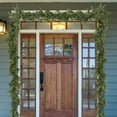 thumbnail image 3 of 6 Ft Christmas Garland - Artificial Cypress Leaf Vine Garland, Norfolk Style Real Touch Vine, Christmas Decorations for Front Door,Thanksgiving, Xmas Tree, 3 of 7