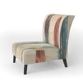 thumbnail image 2 of Designart "Feathers Cottage Family" Upholstered Lake House Accent Chair - Arm Chair, 2 of 5