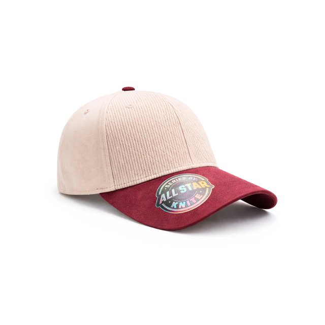 KNITE Gorra Pana Corduroy Visera Gamuza Diseño Hybrid Ajustable Estilo Urbano