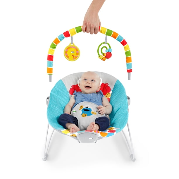 Bright Starts Sesame Street I Spot Elmo! Vibrating Baby Bouncer