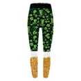 thumbnail image 7 of Awdenio Yoga Pants for Women Plus Size St. Patrick's Day Leggings for Women High Waist Stretchy Elastic Leggings Pants, 7 of 7