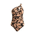 thumbnail image 5 of Sofia by Sofia Vergara Women's and Women's Plus One Shoulder Keyhole One Piece Swimsuit, Sizes XS-3X, 5 of 5