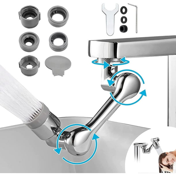 Universal Rotating Faucet Extender 1080° LargeAngle Rotating Robotic