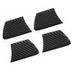 thumbnail image 5 of 4pcs Interior Door Bowl Cover Real Carbon Fiber Stylish Replacement for Hilux 2015?2021, 5 of 5