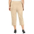 thumbnail image 2 of Alfani Womens Plus Woven Stretch Capri Pants, 2 of 2