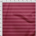 thumbnail image 3 of oneOone Cotton Poplin Fabric Floral & Chevron Block Printed Fabric 1 Yard 42 Inch Wide, 3 of 4