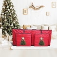 thumbnail image 4 of Uuiauoio Christmas Tree Storage Bag,Large Capacity Quilted Cover for Artificial Trees and Garlands, Double Zipper Protective Container for Holiday Decor, Durable Fabric Organizer for Garage and Attic, 4 of 6