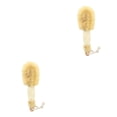 thumbnail image 4 of Vogacara Sisal Brush Graspable Hang Shower Wear-resistant Multi-Purpose Brushing Rubbing Tool Dry Bathing Exfoliating Massage Clean Type1 NO1, 4 of 6