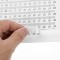thumbnail image 3 of VERDANVERSE 20Pcs Ruler Sticker Adhesive Measuring Tape Plastic with Clear Visibility for Sewing Tables Use, 3 of 6